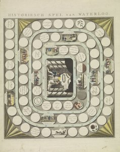 Hra Waterloo, 1815 Historická hra Waterloo (název na objektu) od J.B.D. Wibmer