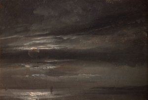 Měsíční svit nad mořem od Johan Christian Dahl