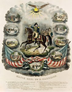 Generálmajor William Henry Harrison, kolem roku 1813 od J.C. Richard