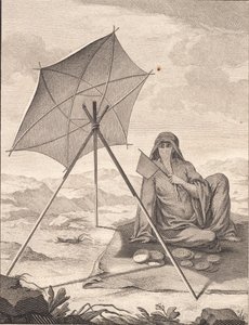 Arabská žena prodávající chleba od J.F. Clemens