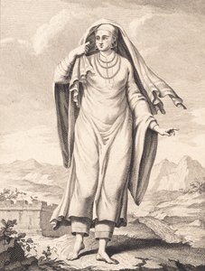 Stojící Arabka od J.F. Clemens