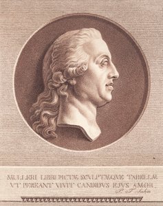paní Adam Mullerová. Mramorový medailon Efter Wiedewelts od J.F. Clemens