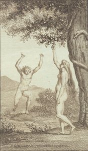 Ilustrace k Ewaldovu "Adam a Eva". III od J.F. Clemens