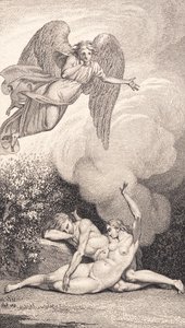 Ilustrace k Ewaldovu "Adam a Eva". V od J.F. Clemens