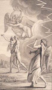 Ilustrace k Ewaldovu "Adam a Eva". PROTI od J.F. Clemens