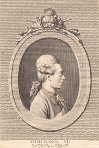 Kong Christian VII od J.F. Clemens