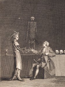 Niels Klim v anatomické komoře od J.F. Clemens