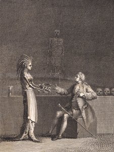 Niels Klim v anatomické komoře od J.F. Clemens