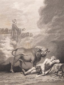 Niels Klim si myslí, že slyší úředníka ve Fane Kirke. II od J.F. Clemens