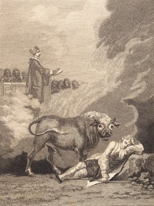 Niels Klim si myslí, že slyší úředníka ve Fane Kirke. II od J.F. Clemens