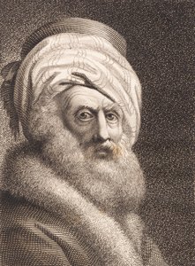 Portrét starého muže. Nathan der Weise od J.F. Clemens