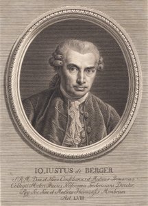Portrét lékaře Johana von Bergera od J.F. Clemens