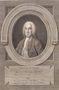 Portrét lékaře Johanna Samuela von Bergera od J.F. Clemens