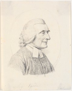 Portrét kněze Paula Egedeho (1709-89) od J.F. Clemens