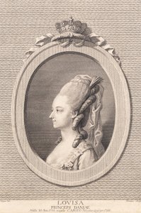 Princezna Louise, provdaná za Carla Hesenského od J.F. Clemens