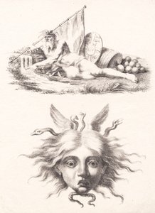Øresund. Hlava medúzy od J.F. Clemens