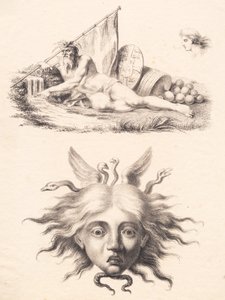 Øresund. Hlava medúzy od J.F. Clemens