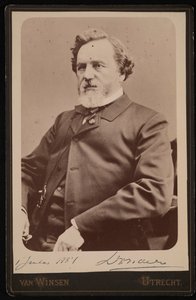 Portrét Franciscus Cornelius Donders 1818-1889, 1. července 1884. od JJA Van Winsen