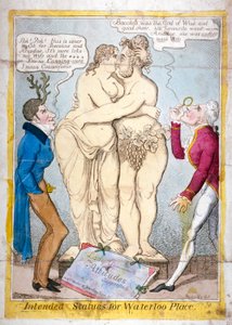 „Zamýšlené sochy pro Waterloo Place“, 1821