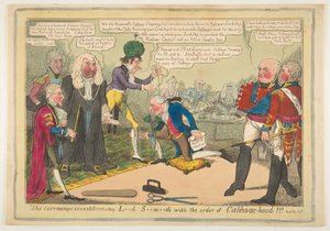 Ceremoniál udělení mého L**d S**m**th Řádem zelí, ca. června 1819.