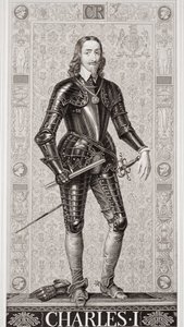 Karel I. (1600-49) z knihy "Ilustrace k anglickým a skotským dějinám", I. díl od J.L. Williams