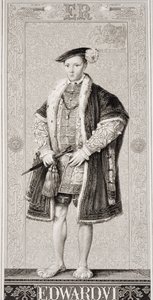 Edward VI (1537-53) z „Ilustrace anglické a skotské historie“ svazek I