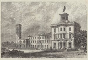 Osborne, námořní rezidence Jejího Veličenstva, Isle of Wight, Terasa