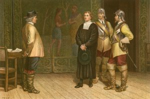 James Durham přivedl před Olivera Cromwella od J.M.L. Ralston