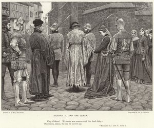 Richard II a královna, Richard II, dějství V, scéna I