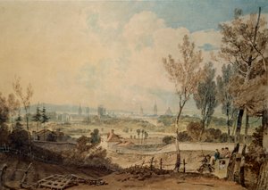 Pohled na Oxford z jižní strany Headington Hill, 1803-1804 od Joseph Mallord William Turner