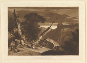 Ze Spenserovy víly Queen Liber Studiorum, část VII, deska 36, červen 1811. od Joseph Mallord William Turner