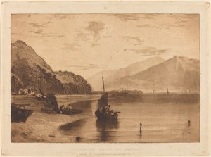 Inverary Pier, publikoval 1811. od Joseph Mallord William Turner