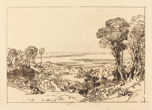 Junction of Severn and Wye, publikoval 1811. od Joseph Mallord William Turner