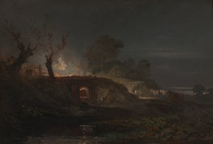 Limekiln v Coalbrookdale, ca. 1797. od Joseph Mallord William Turner