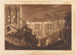 Rivaux Abbey, publikoval 1812. od Joseph Mallord William Turner