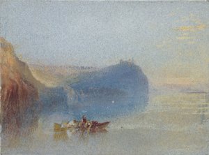 Scéna na Loiře, c1826-1830 od Joseph Mallord William Turner