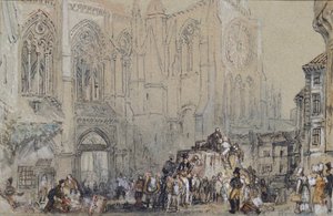 Kostel St Julien, Tours, c1830 od Joseph Mallord William Turner