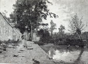 Po dešti, z Hodiny volného času, 1888 od J.M. Barnsley