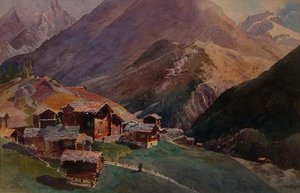Zermatt z Plattenu od J.M. Donne