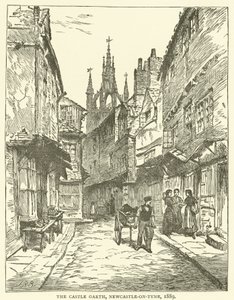 The Castle Garth, Newcastle-on-Tyne od J.R. Brown