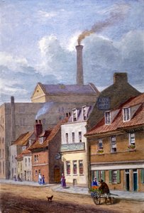 The White Hart Inn, High Street, Shadwell, Londýn, c1865