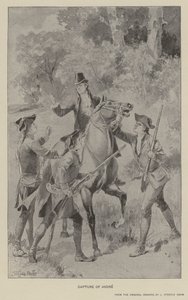 Zajetí Andrého (litho) od J. (after) Steeple Davis