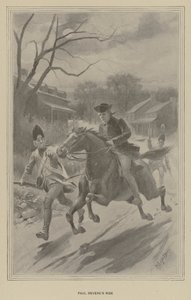 Jízda Paula Revereho (litho)
