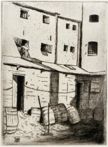 Mývalí ulička od J. Alden Weir
