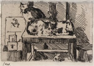 Manské kočky - ostrov Man od J. Alden Weir