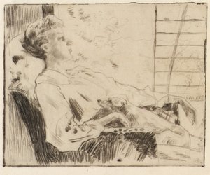 Na náměstí od J. Alden Weir