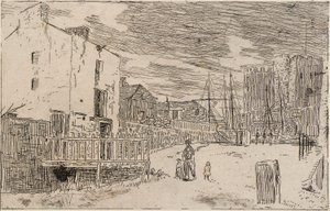Přístav Erin - ostrov Man od J. Alden Weir