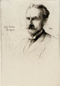 Portrét Dr. Roberta F. Weira od J. Alden Weir