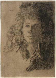 Portrét dívky od J. Alden Weir