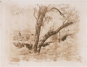 Údolí Sulby - ostrov Man od J. Alden Weir